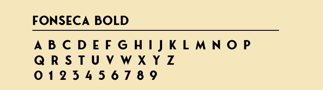 Font Fonseca Bold