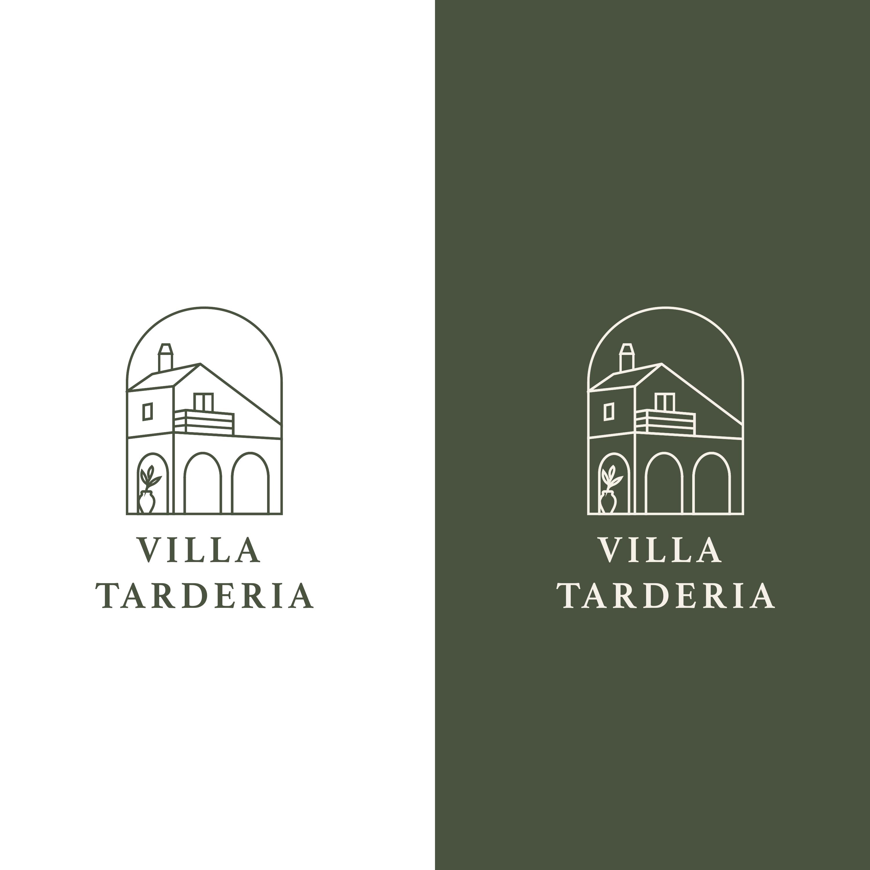 Logo Villa Tarderia in versione bicolore