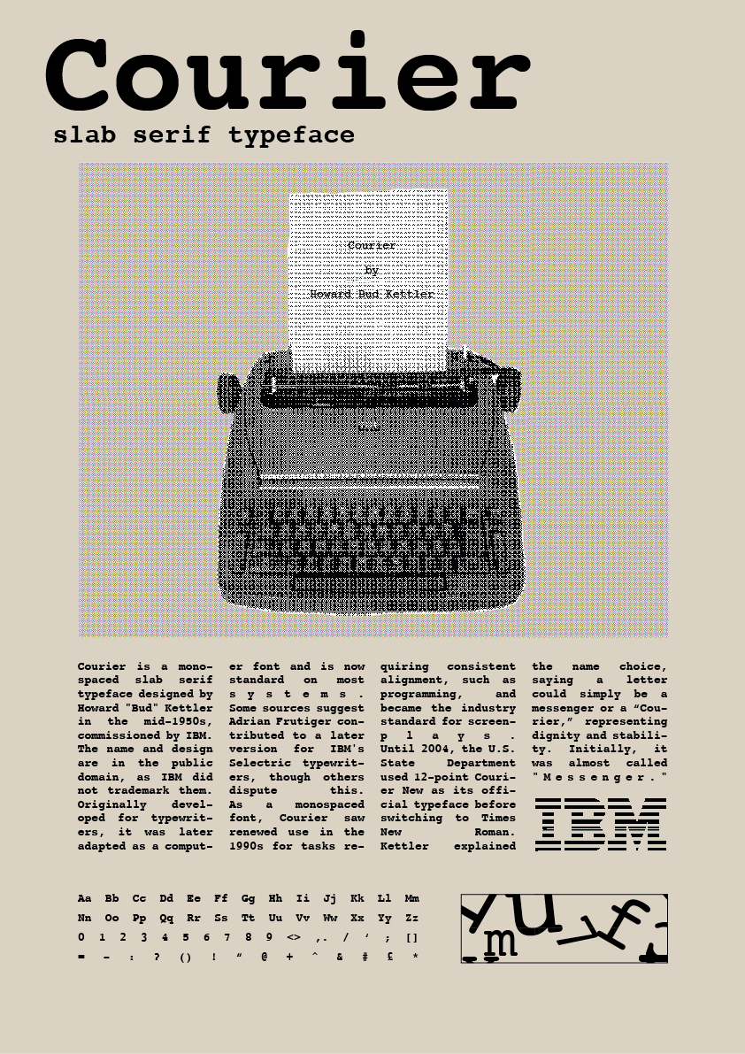 Poster Courier 1