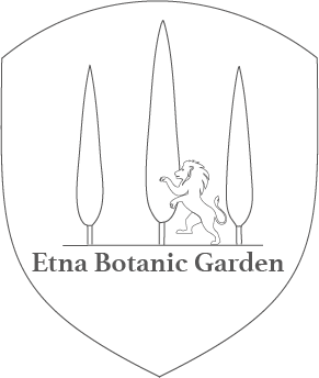 Logo Etna Botanic Garden su scudo